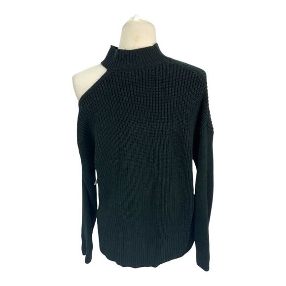 Sanctuary Cut It Out Mock Neck Sweater Black Size XXS NWOT $99 MSRP - Picture 8 of 8